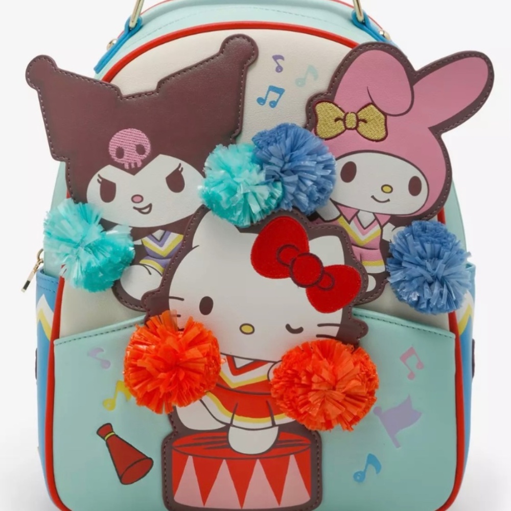 NWT Sanrio Hello Kitty and Friends Cheerleader Mini Backpack